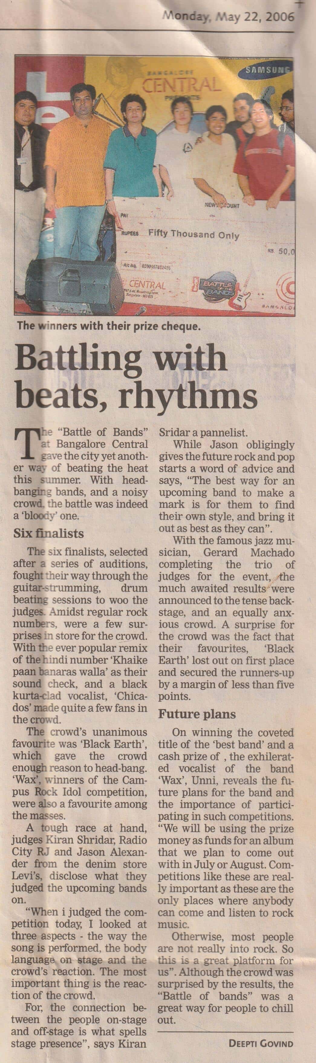 BlackEarthBangaloreCentral